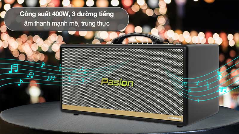 Công suất của Loa karaoke xách tay Paramax Pasion 2C