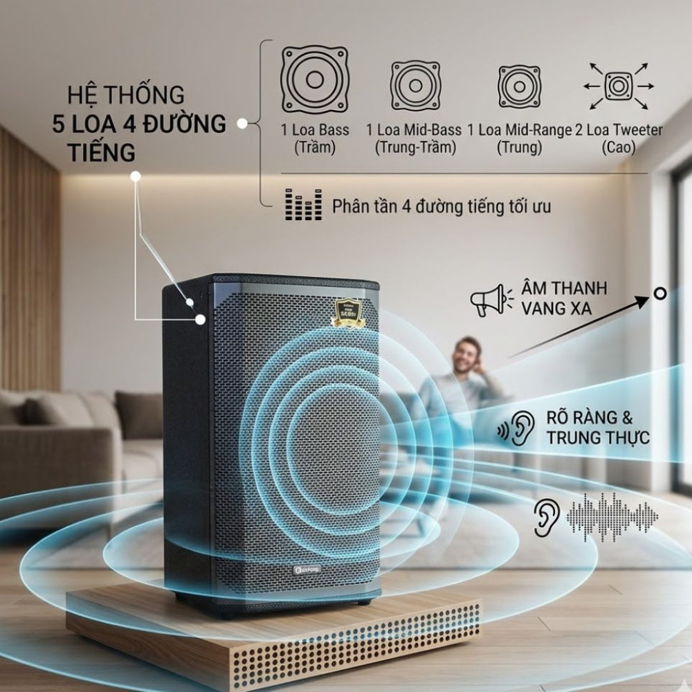 Loa kéo Arirang EDGE-X  - Hàng chính hãng