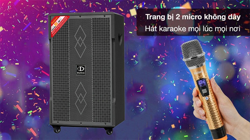 Micro của Loa kéo Dalton TS-12G400XP