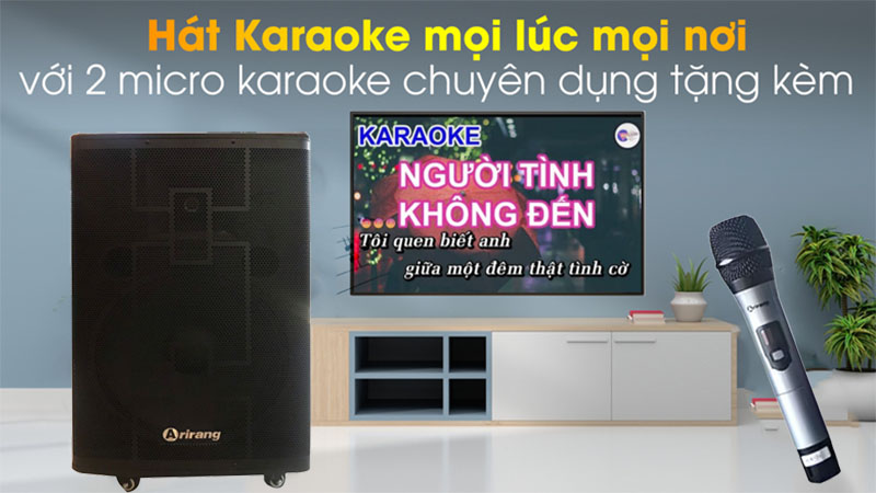 Micro không dây của Loa kéo di động Arirang MK1