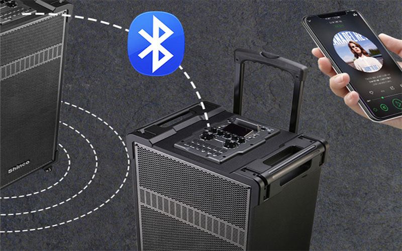 Tính năng kết nối Bluetooth của Loa kéo di động Shinco C30