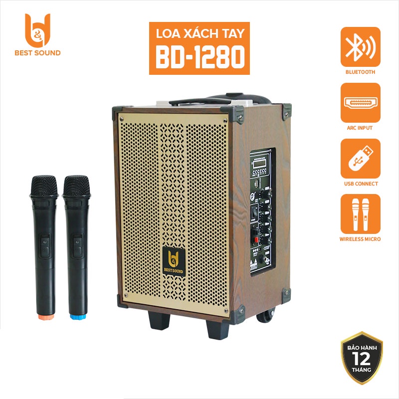 Loa kéo di động Best Sound BD-1280 - Hàng chính hãng