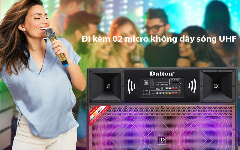 Micro của Loa kéo điện Dalton TS-15A6000