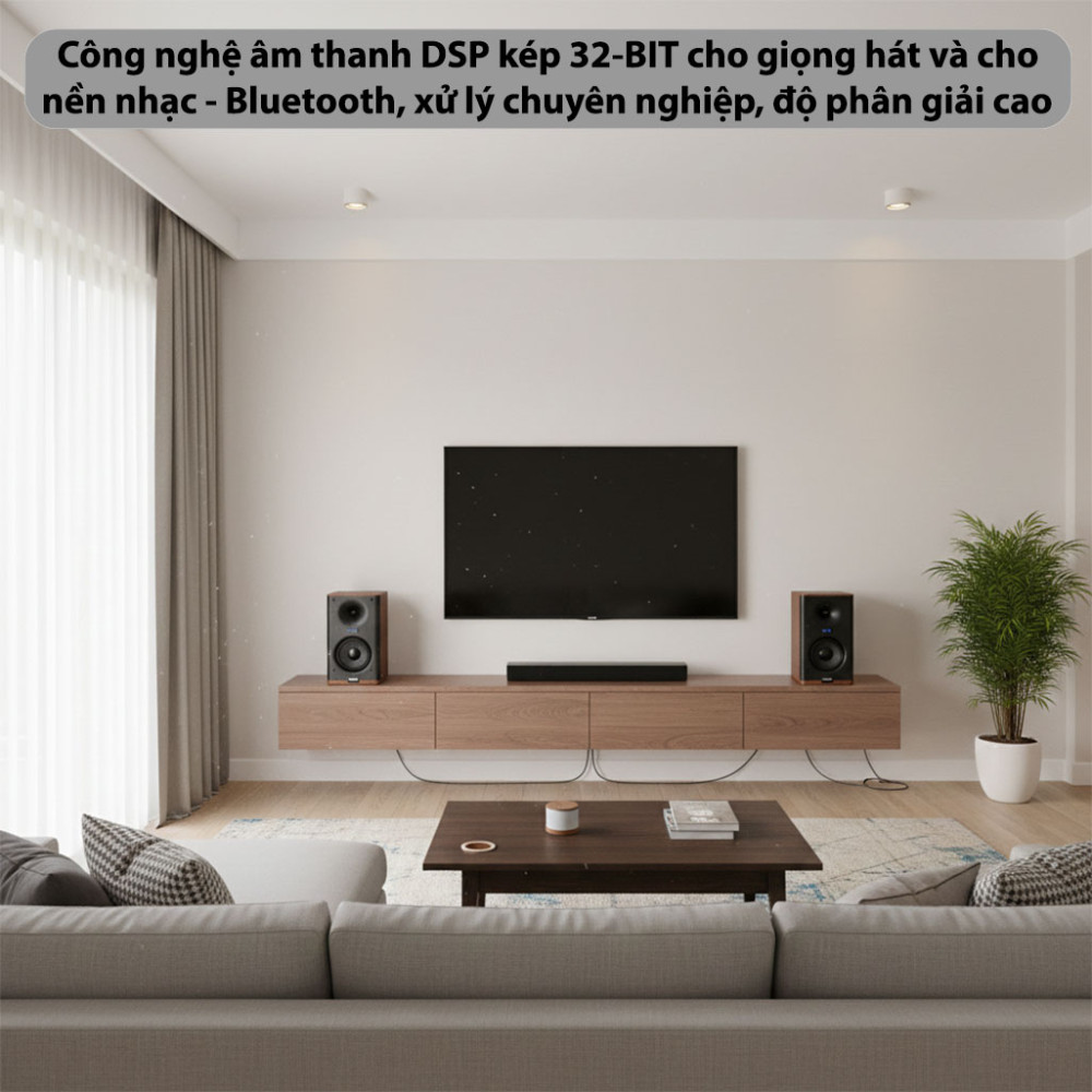 Loa nghe nhạc và karaoke Paramax HOMI 6 SMART - Hàng chính hãng