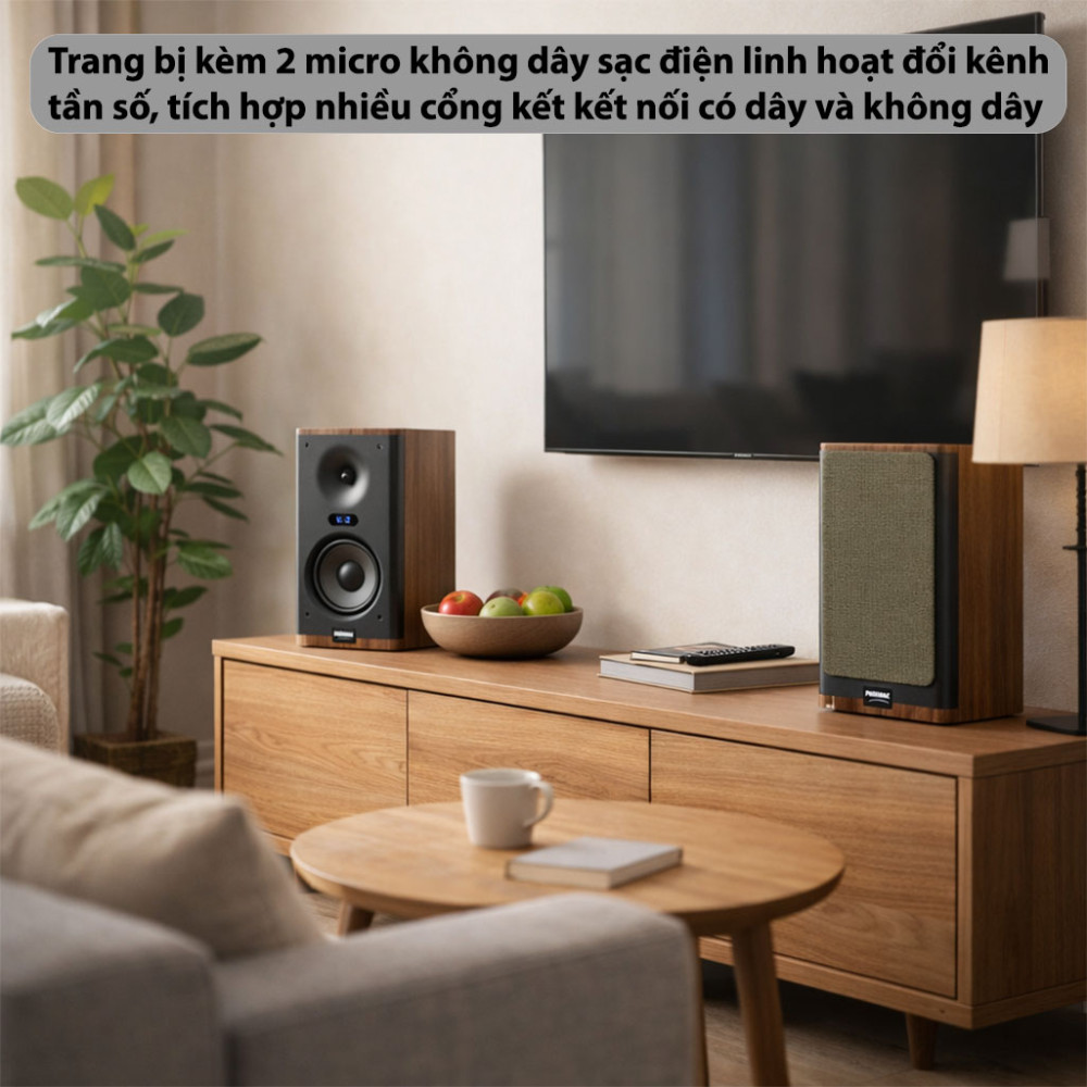 Loa nghe nhạc và karaoke Paramax HOMI 6 SMART - Hàng chính hãng