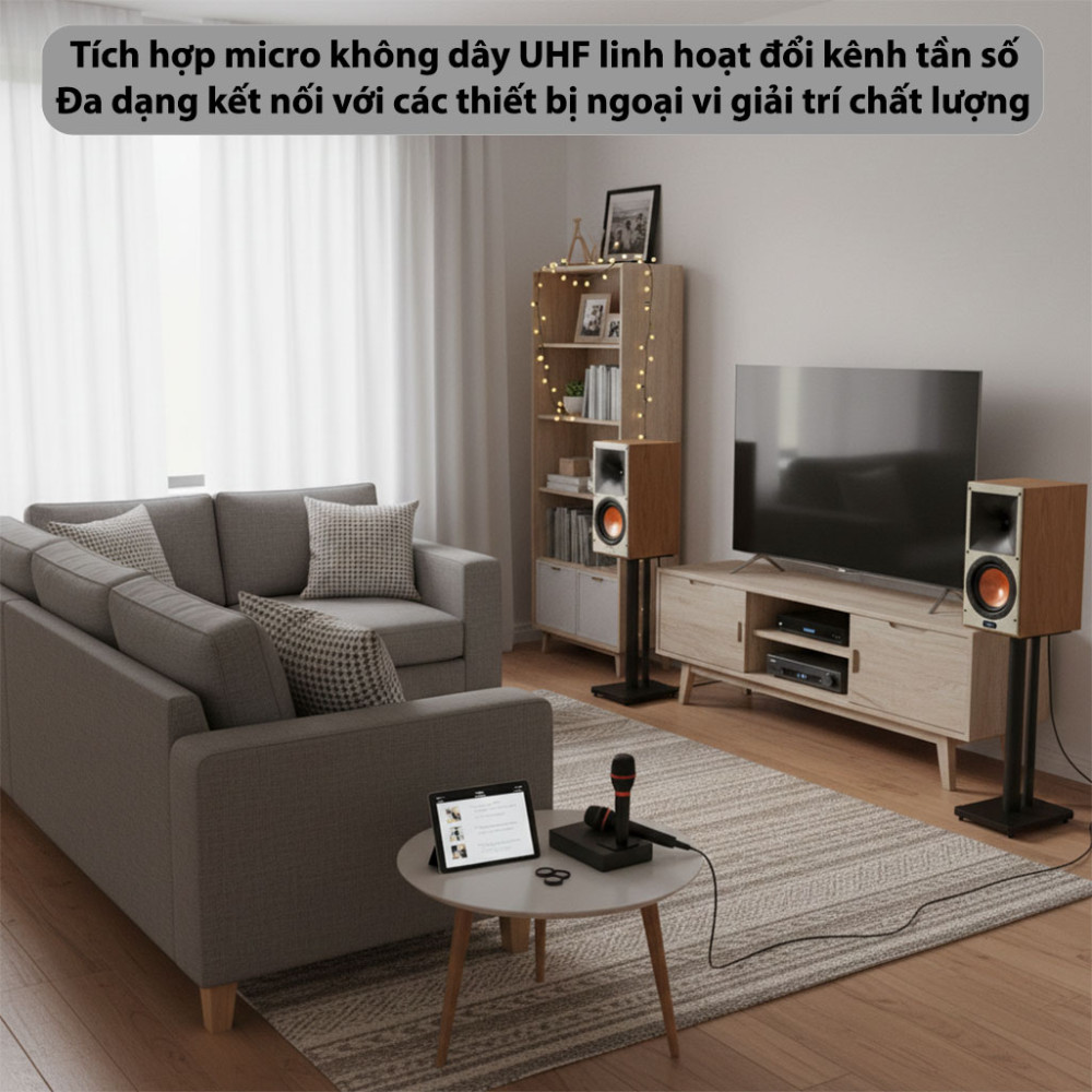 Loa nghe nhạc và karaoke Paramax EURO 801 SMART - Hàng chính hãng