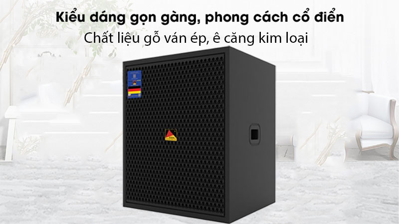 Chất liệu của Loa sub Eudac SW-12A