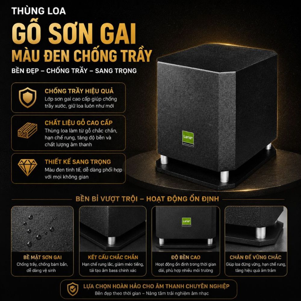 Loa Sub điện Lanqt SD-1201 - Hàng chính hãng