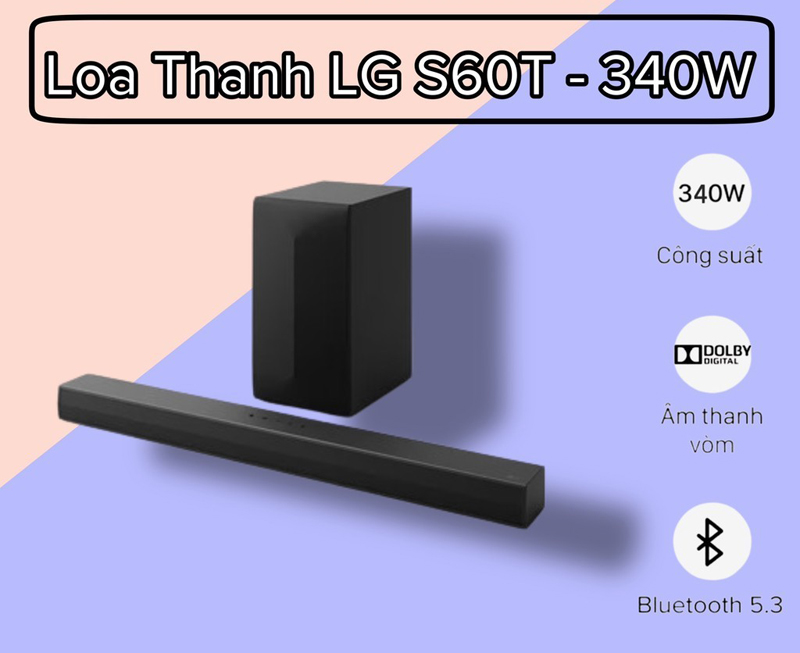 Loa thanh LG S60T