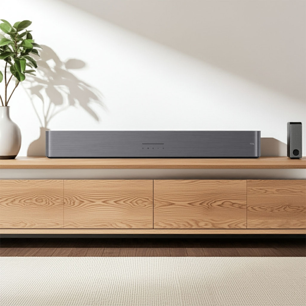 Loa thanh soundbar 2.0 kênh TCL S45H thiết kế kiểu dáng sang trọng, hiện đại