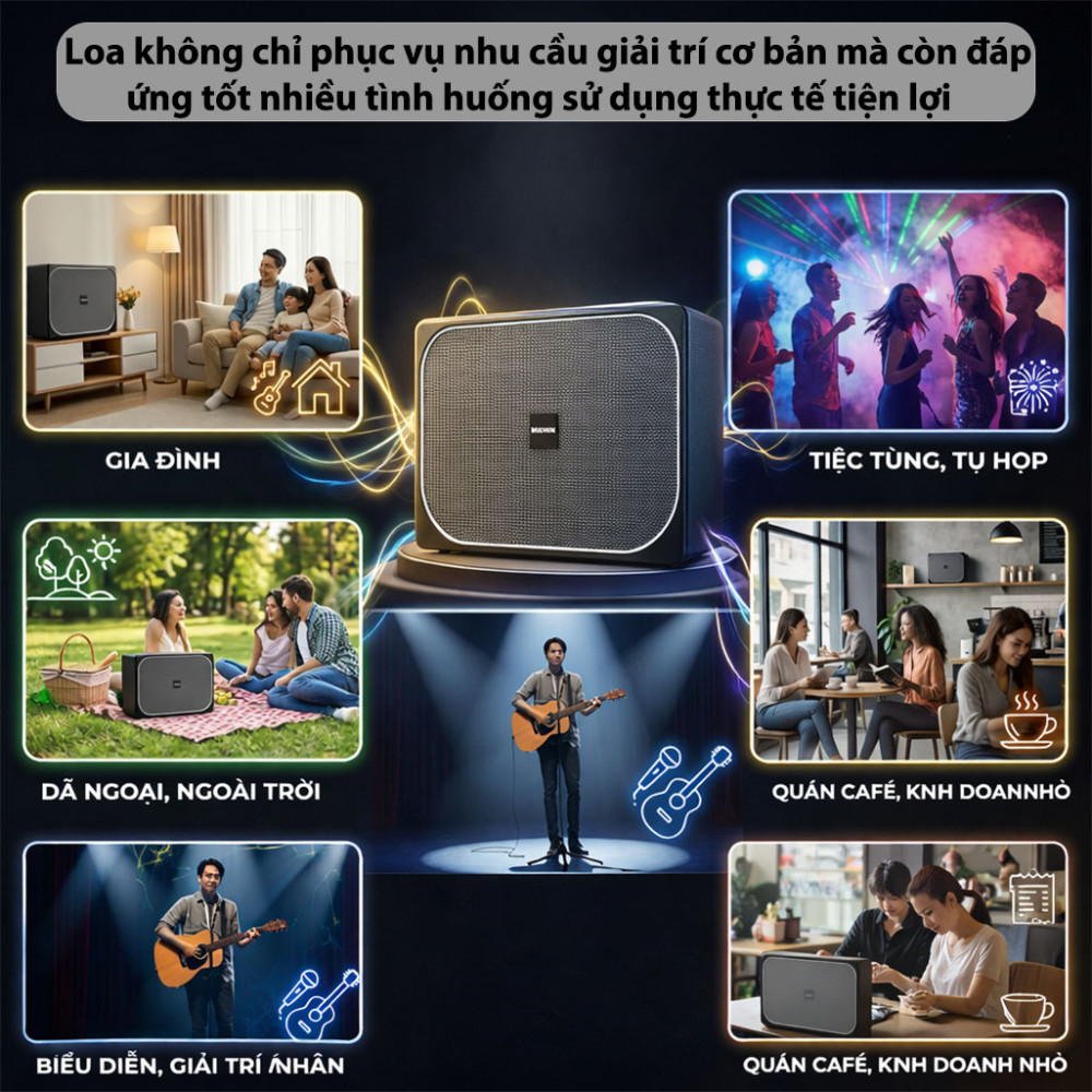 Loa xách tay Paramax Sono - Hàng chính hãng
