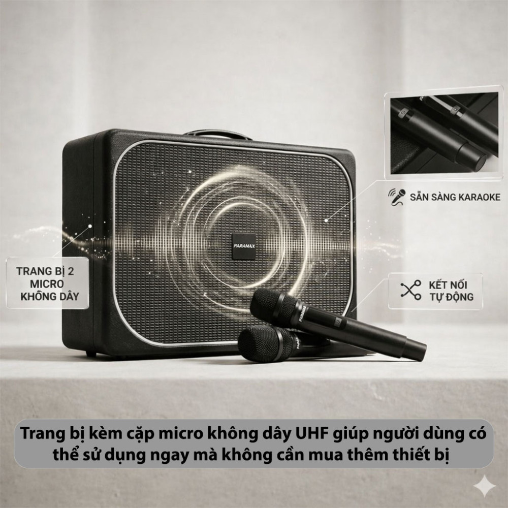 Loa xách tay Paramax Sono - Hàng chính hãng