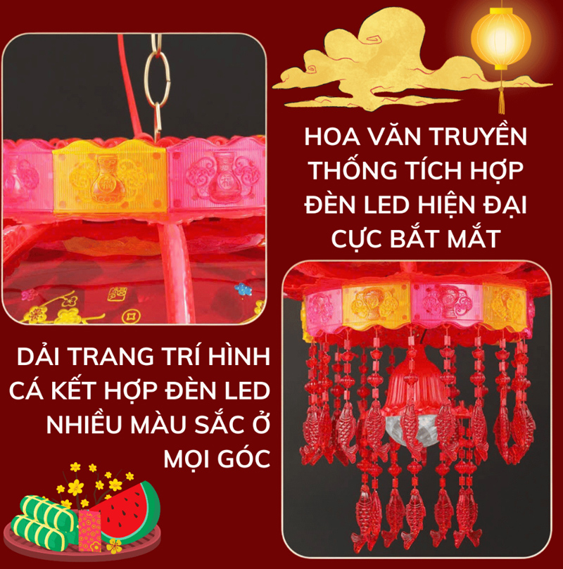 Hoa văn bắt mắt, tạo nên sự thích thú cho người sử dụng