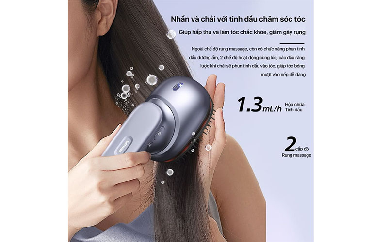 Lược điện massage da đầu Philips 1511