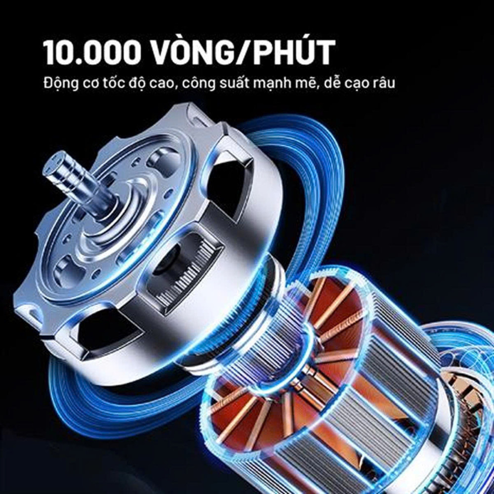 Máy cạo râu Hyundai PHT-045-BK - Hàng chính hãng