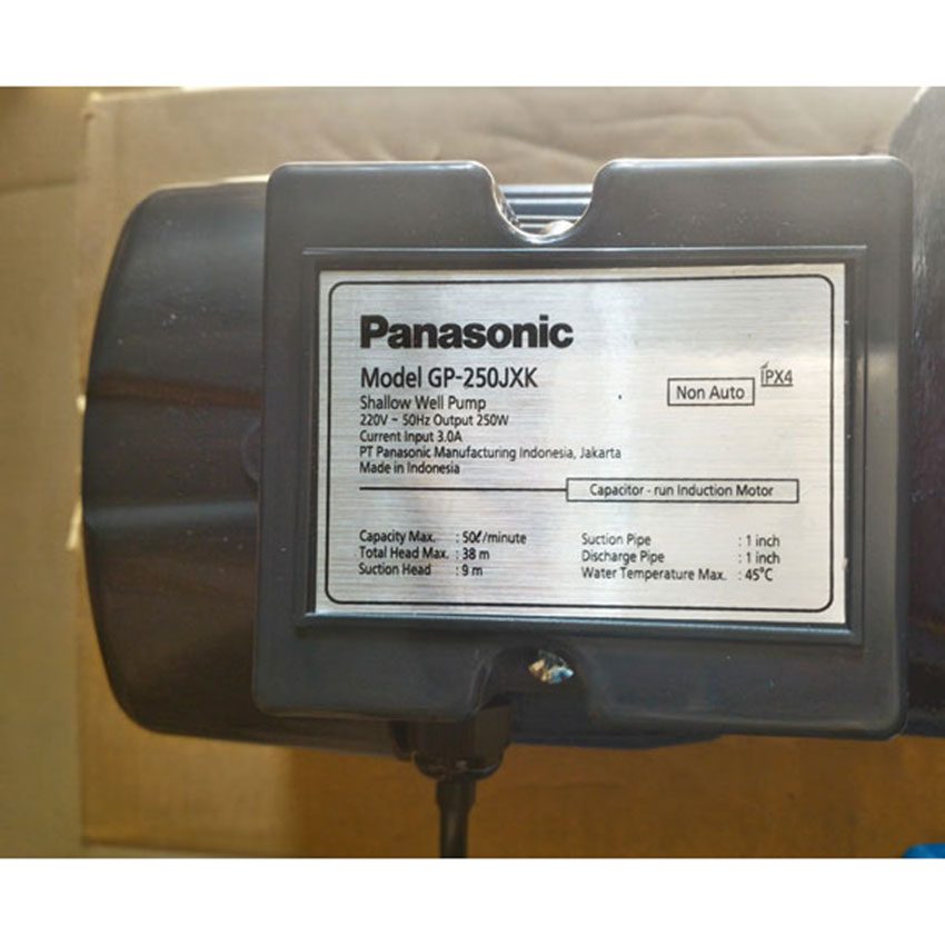 Chi tiết của máy bơm đẩy cao Panasonic GP-250JXK-NV5