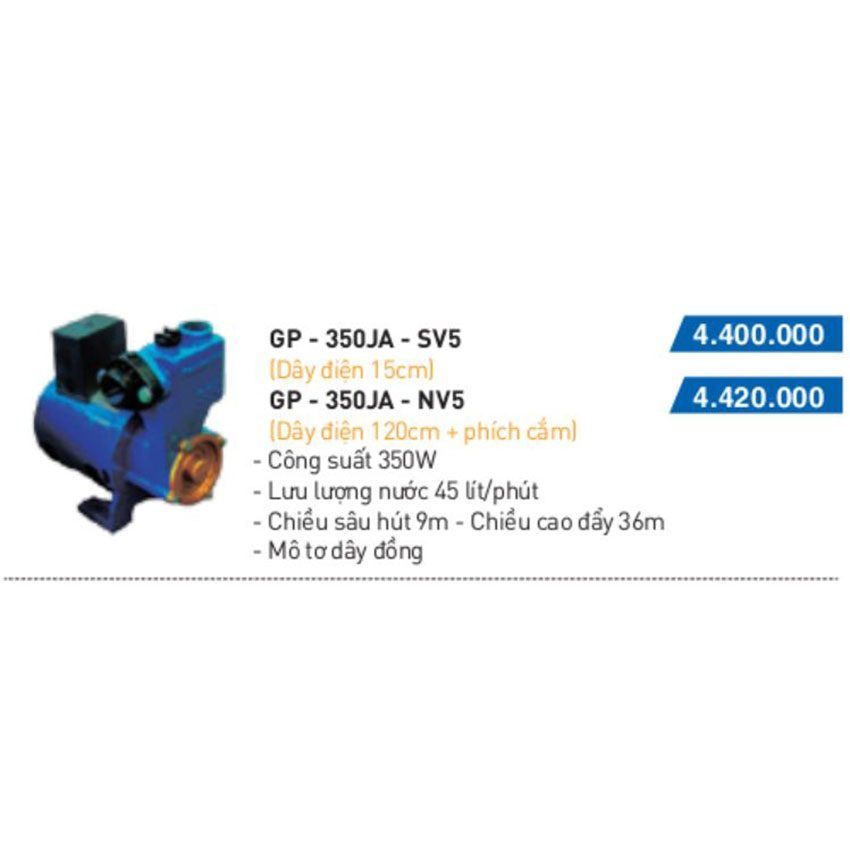 Tính năng của máy bơm đẩy cao Panasonic GP-350JA-SV5