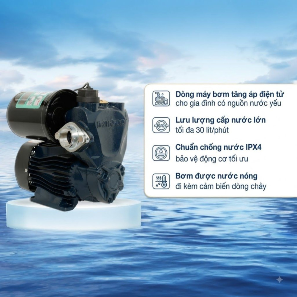 Máy bơm đẩy cao Nanoco NSP128 - Hàng chính hãng