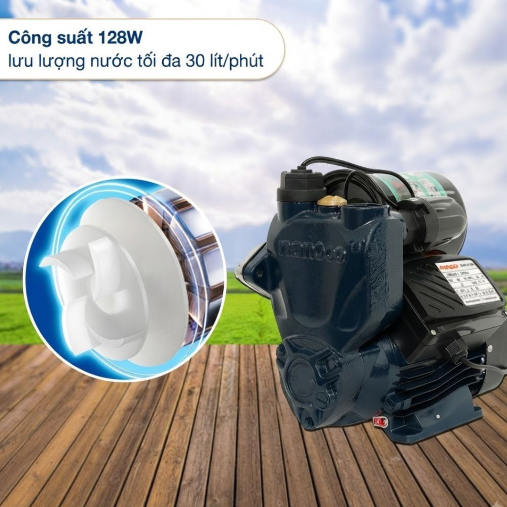 Máy bơm đẩy cao Nanoco NSP128 - Hàng chính hãng