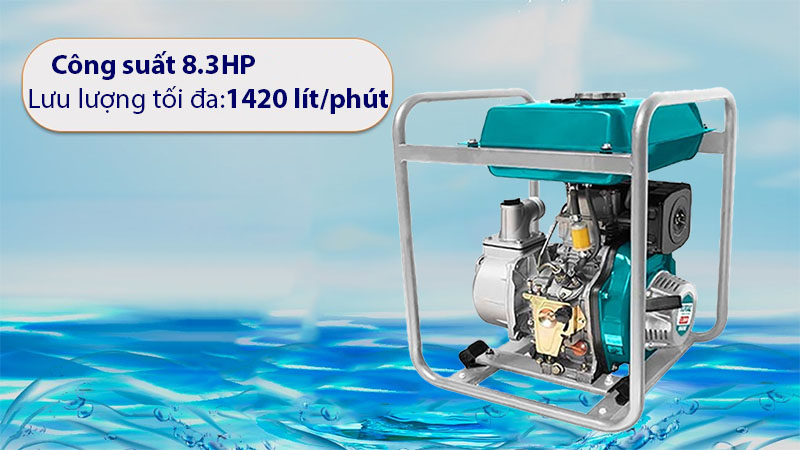 Công suất của Máy bơm nước chạy dầu Total TP5402
