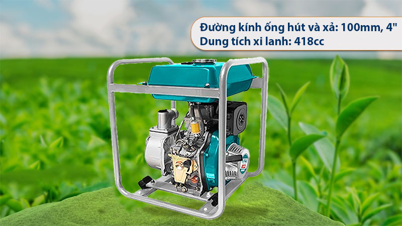Thiết kế của Máy bơm nước chạy dầu Total TP5402