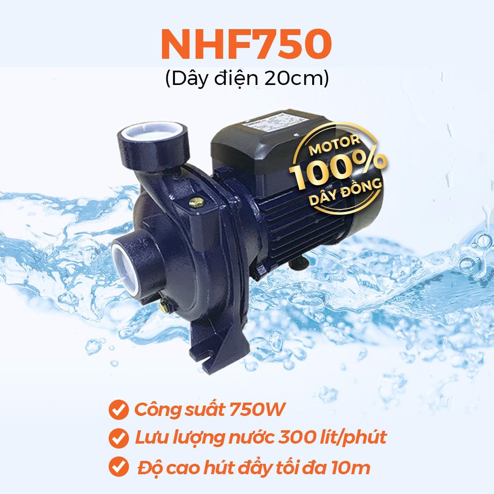 Máy bơm công suất lớn Nanoco NHF750 - Hàng chính hãng