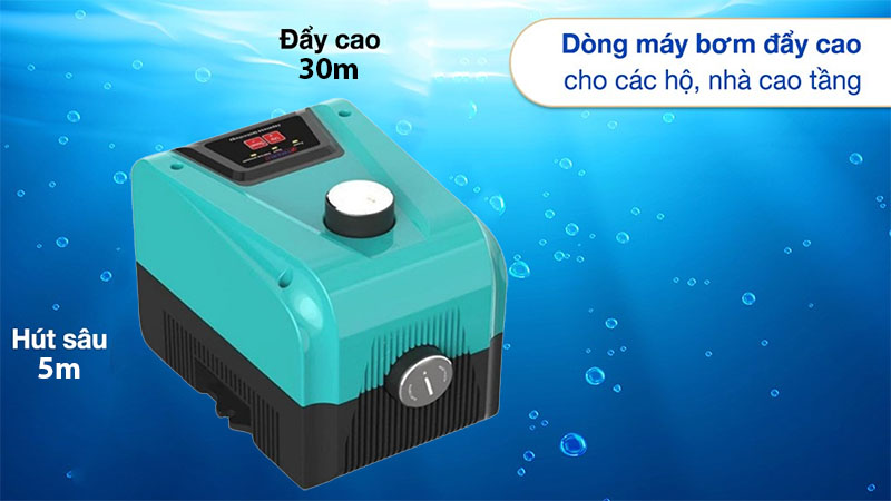 Bán kính hoạt động của Máy bơm nước tăng áp Rymaru RY/36-H30 