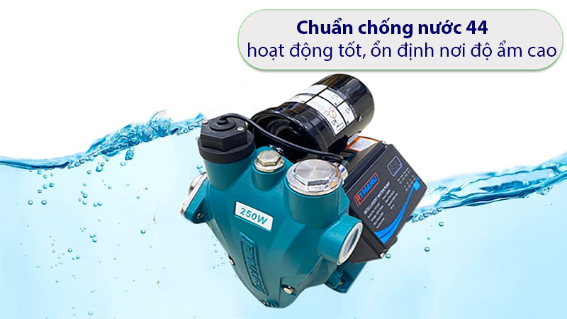 Khả năng chống nước của Máy bơm tăng áp Rymaru RY250F