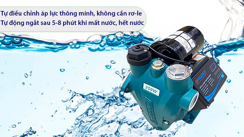 Tính năng của Máy bơm tăng áp Rymaru RY250F