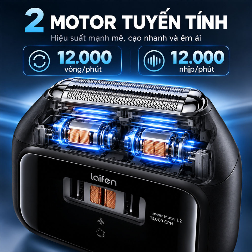 Máy cạo râu Laifen P3 - Hàng chính hãng