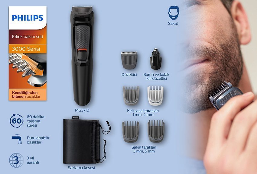 Tính năng của máy cạo râu Philips MG3710