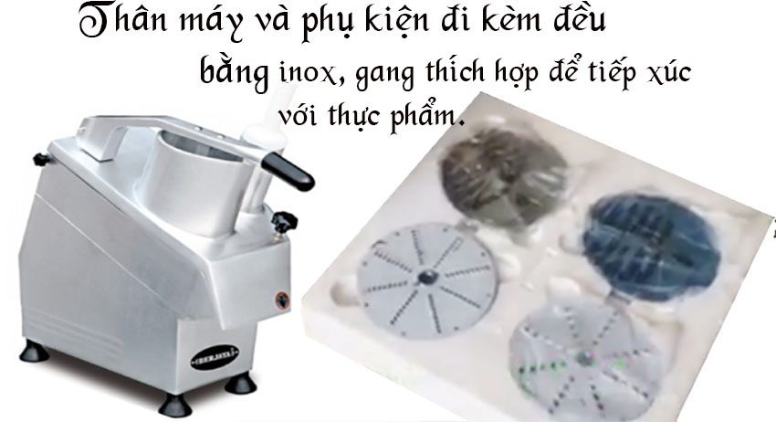 Chất liệu của máy cắt rau củ quả Berjaya BJY-VPM