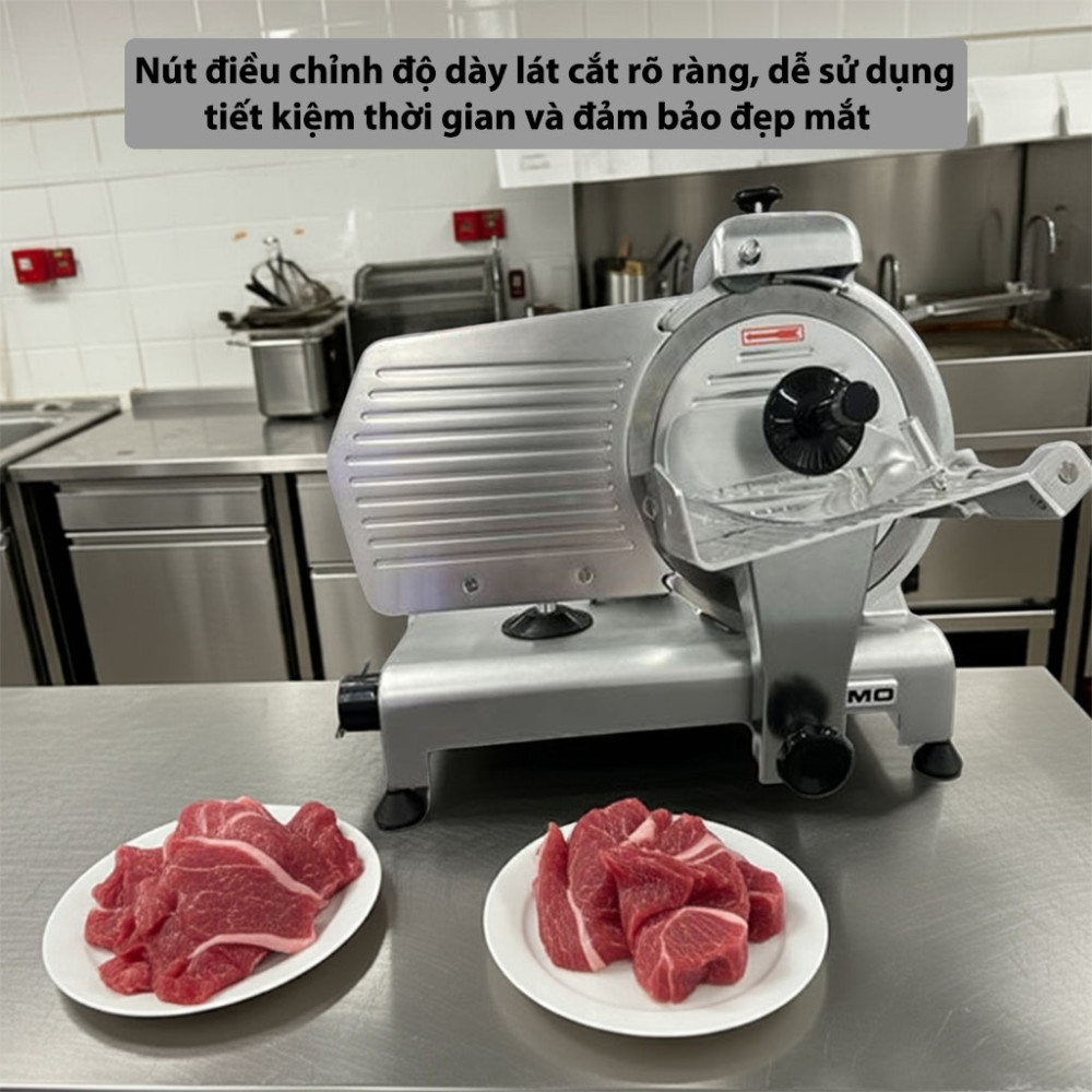 Máy cắt thịt công nghiệp Primo 0300500307 điều khiển đơn giản dễ sử dụng máy