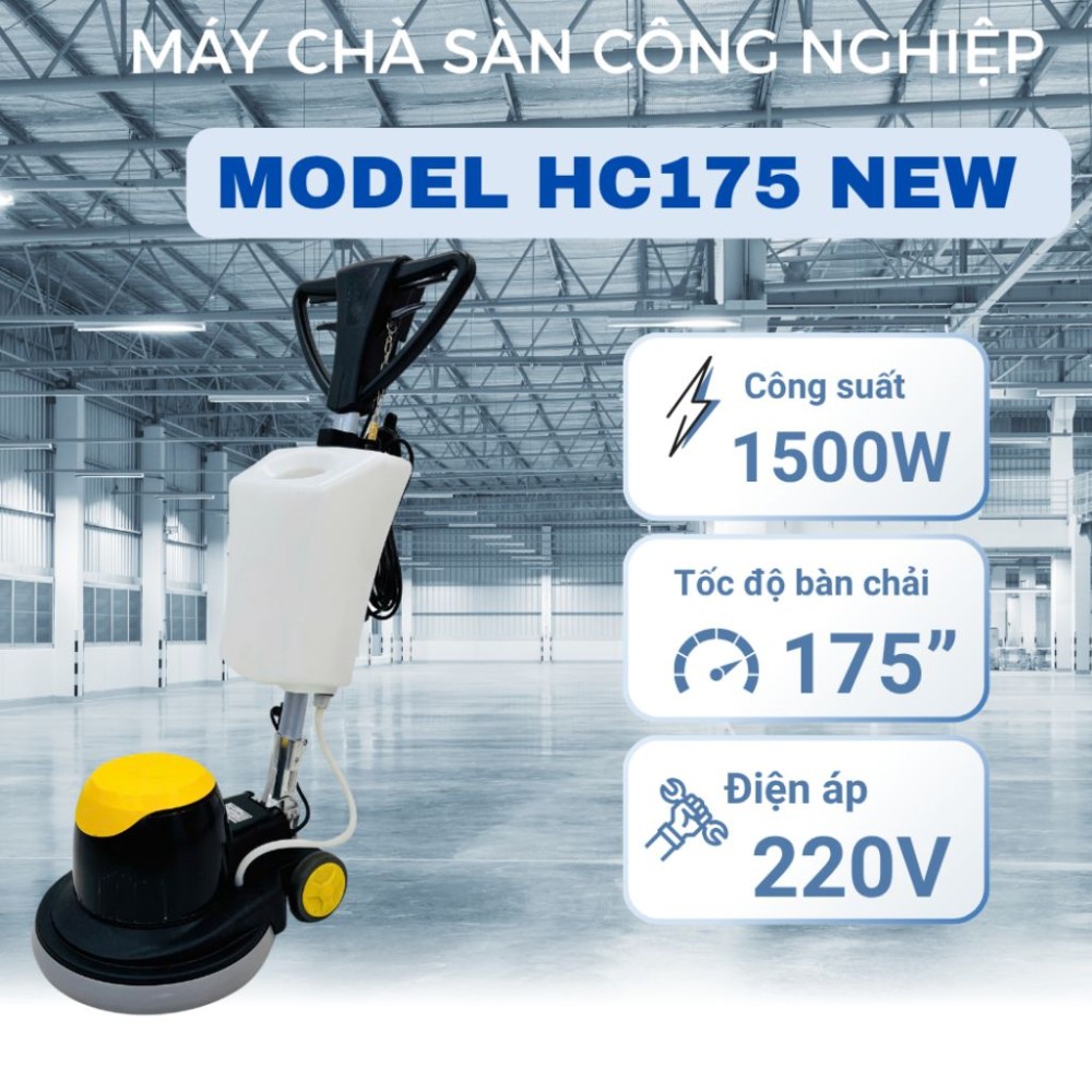Máy chà sàn đơn HiClean HC175 NEW - Hàng chính hãng