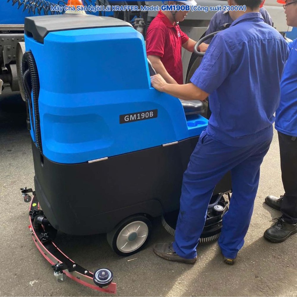 Máy chà sàn ngồi lái Kraffer GM190B - Hàng chính hãng