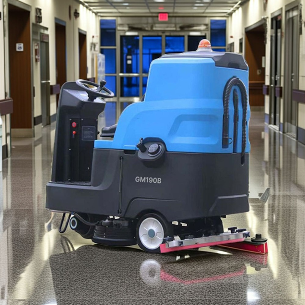 Máy chà sàn ngồi lái Kraffer GM190B - Hàng chính hãng