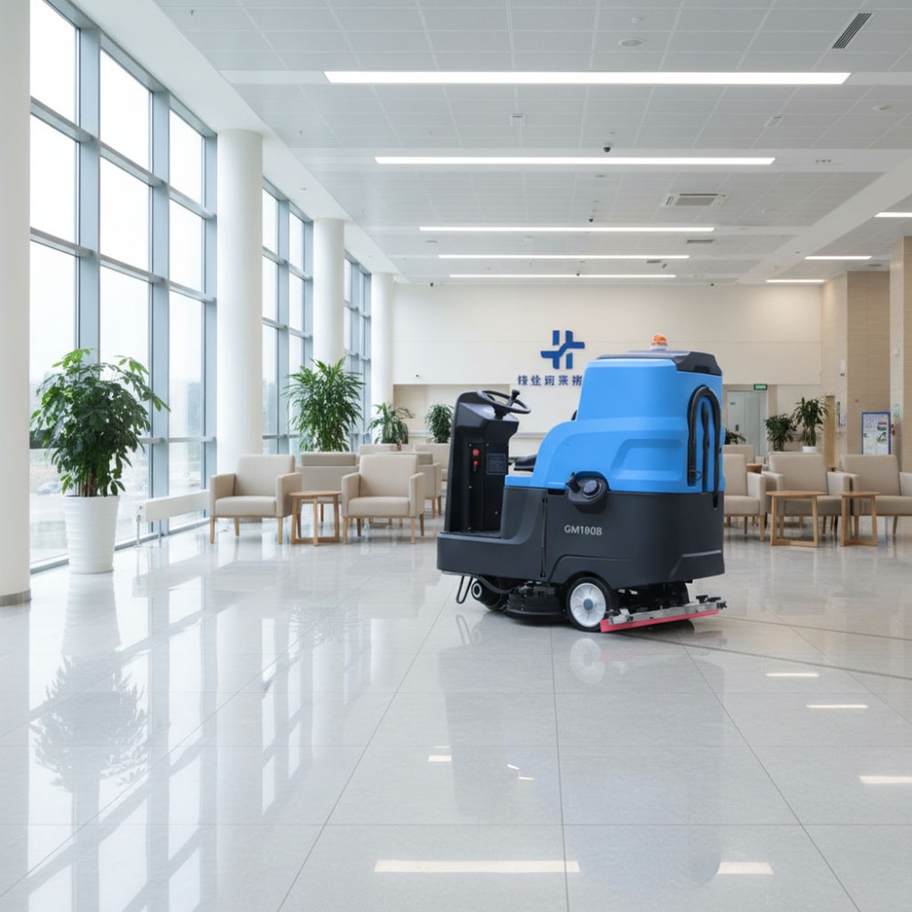 Máy chà sàn ngồi lái Kraffer GM190B - Hàng chính hãng