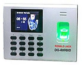 Máy chấm công vân tay và thẻ cảm ứng Ronald Jack DG600BID