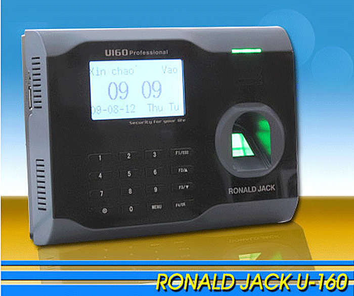 Máy chấm công vân tay và thẻ cảm ứng Ronald Jack U160