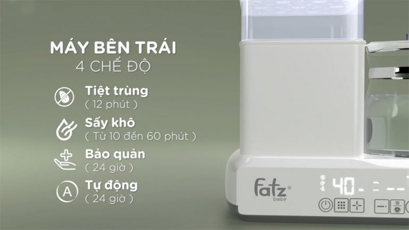 Chế độ hoạt động của Máy đa năng điện tử Fatzbaby Multimax 4 FB9001TN