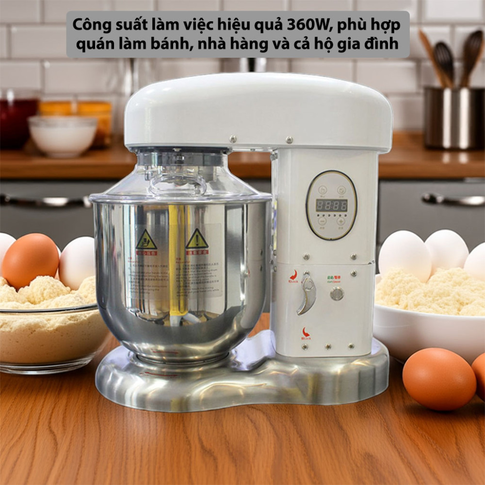 Máy đánh trứng trộn bột Yubann YB360 công suất mạnh mẽ cho hiệu suất hiệu quả
