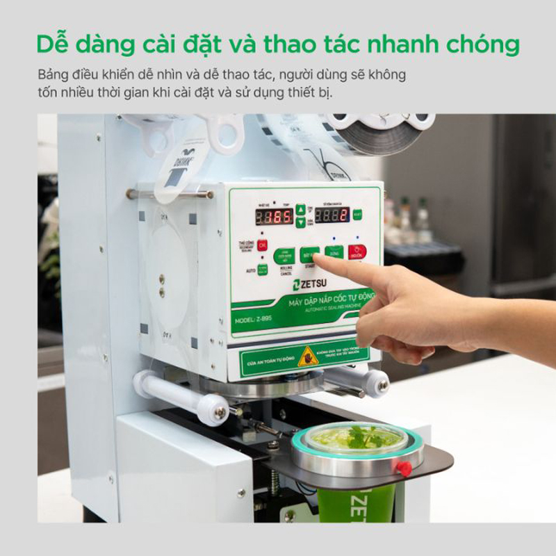 Dễ dàng thao tác, điều chỉnh chức năng của máy với các nút bấm