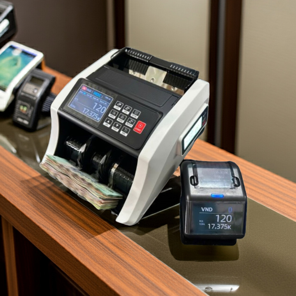 Máy có tốc độ đếm lên đến 1.000 tờ/phút
