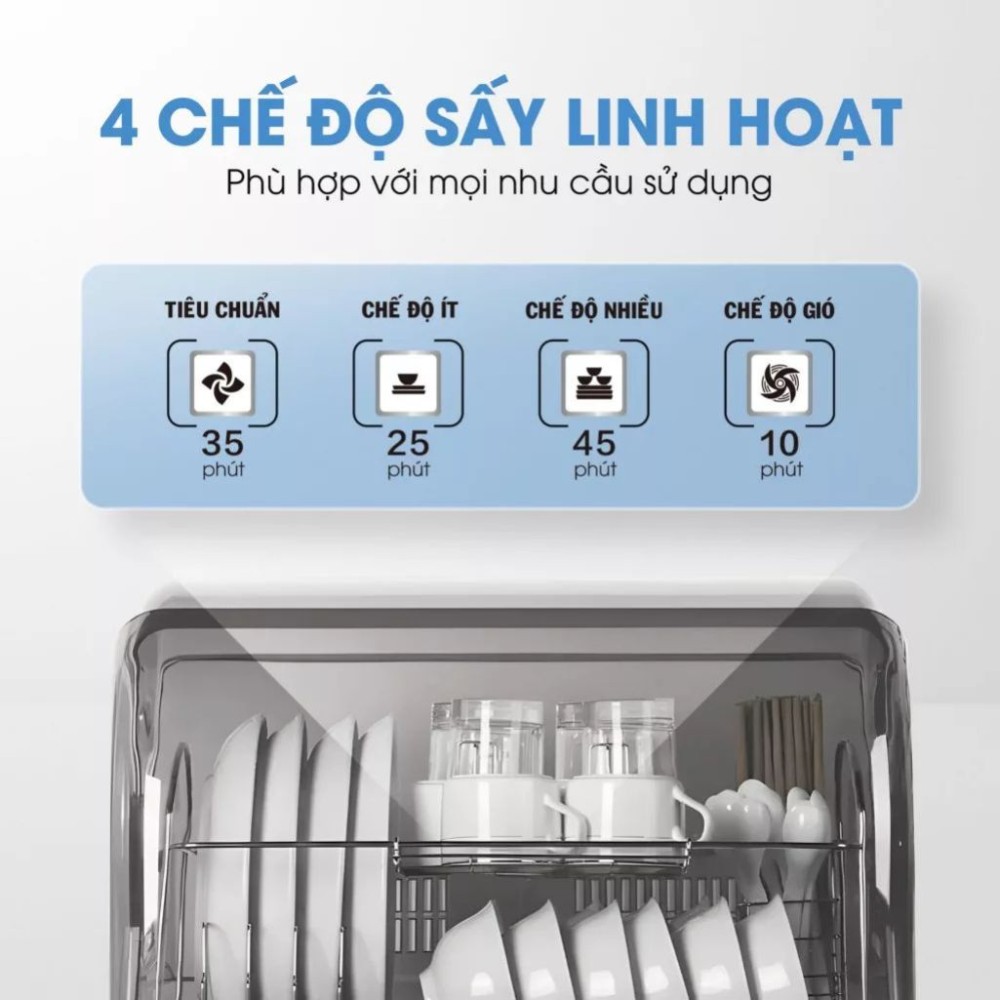 Máy diệt khuẩn bát đĩa Kalite Crystal Dry  - Hàng chính hãng