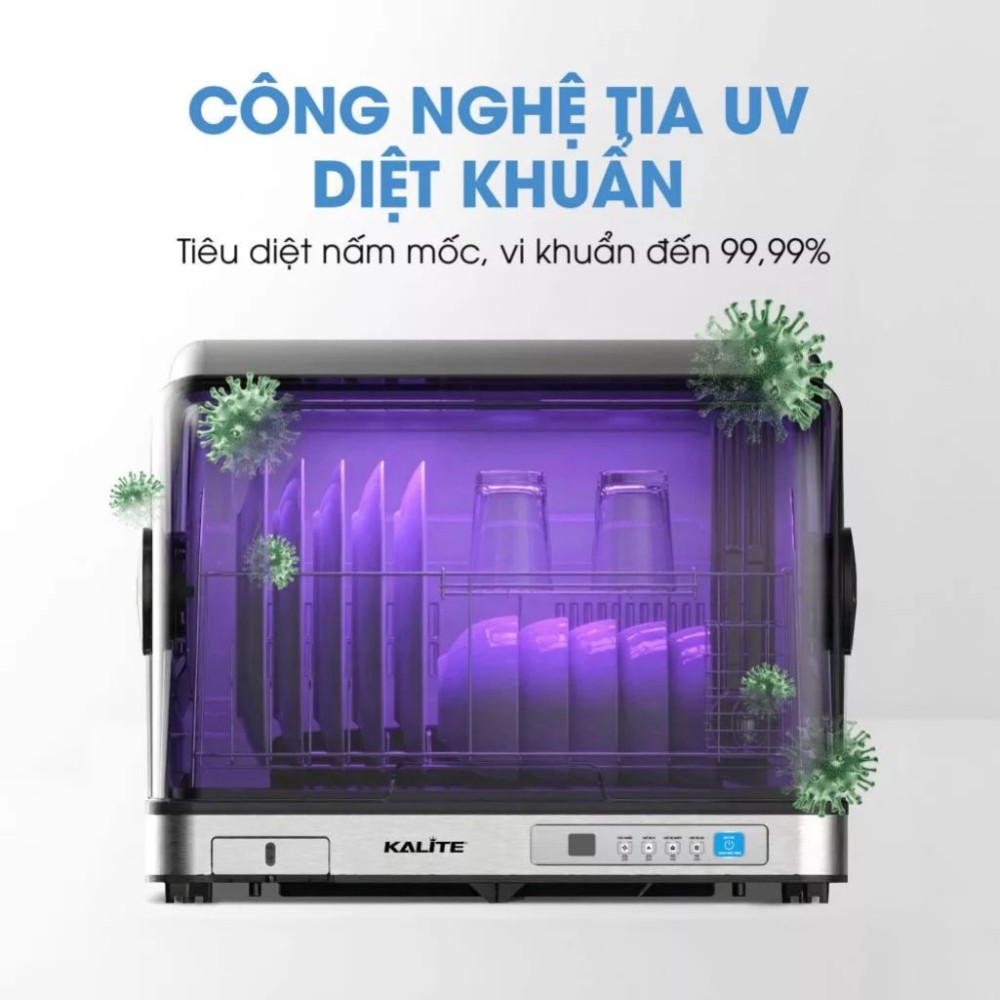 Máy diệt khuẩn bát đĩa Kalite Crystal Dry  - Hàng chính hãng