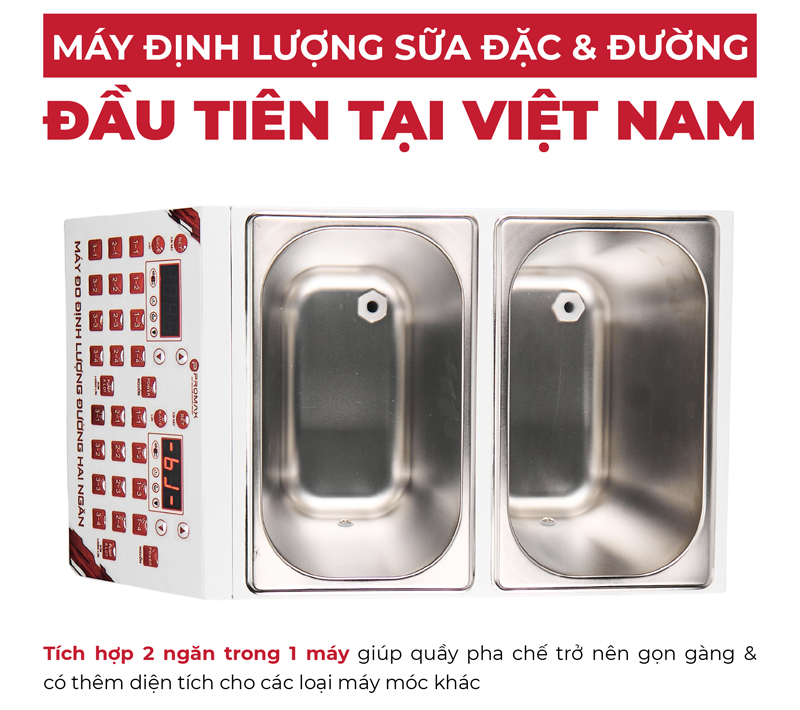 áy có 2 ngăn chứa với dung tích lên đến 10L