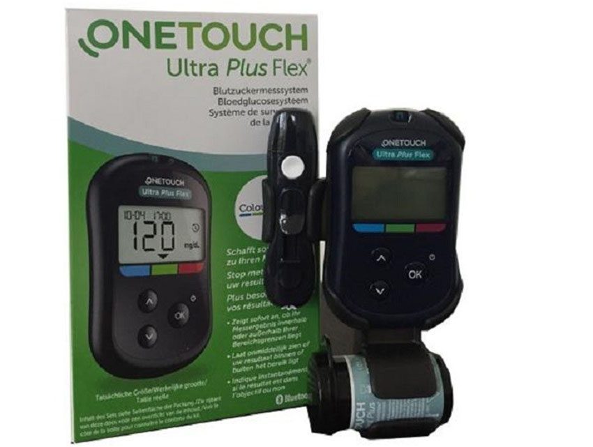 Trọn bộ của Máy đo đường huyết Johnson & Johnson OneTouch Ultra Plus Flex MG