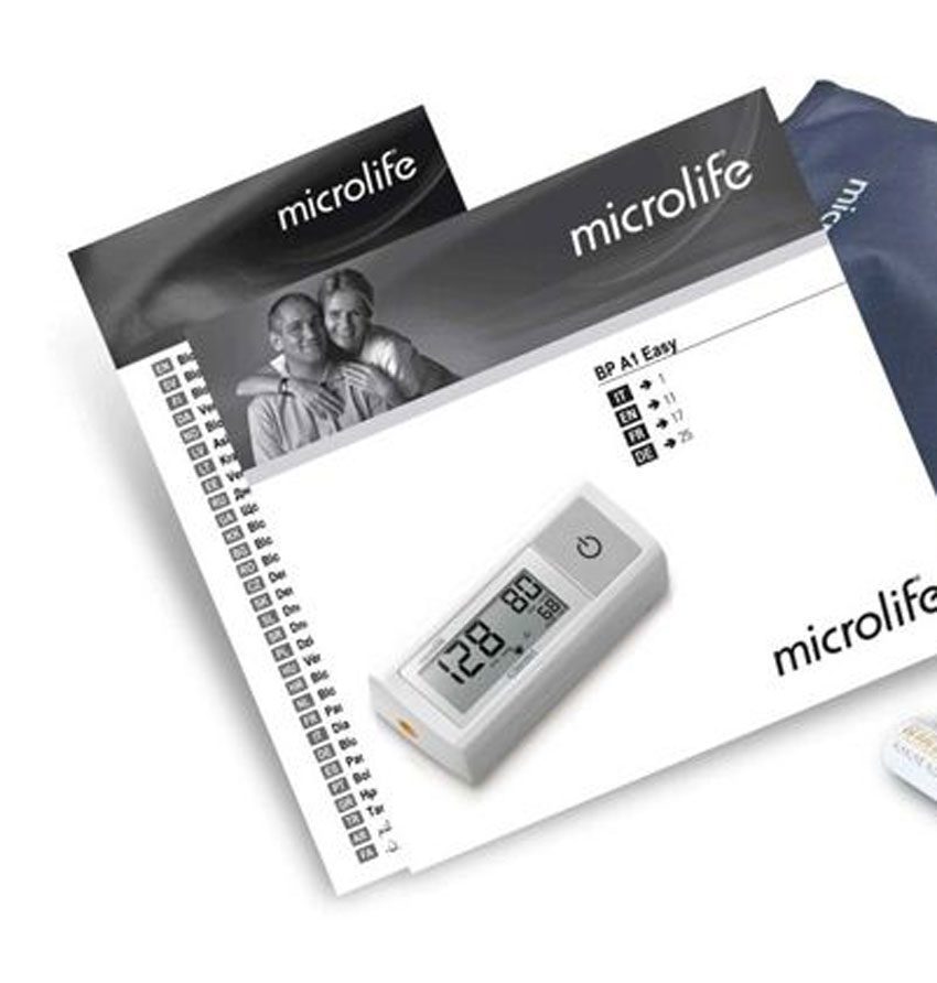 Sách hướng dẫn sử dụng của máy đo huyết áp Microlife A1 Basic