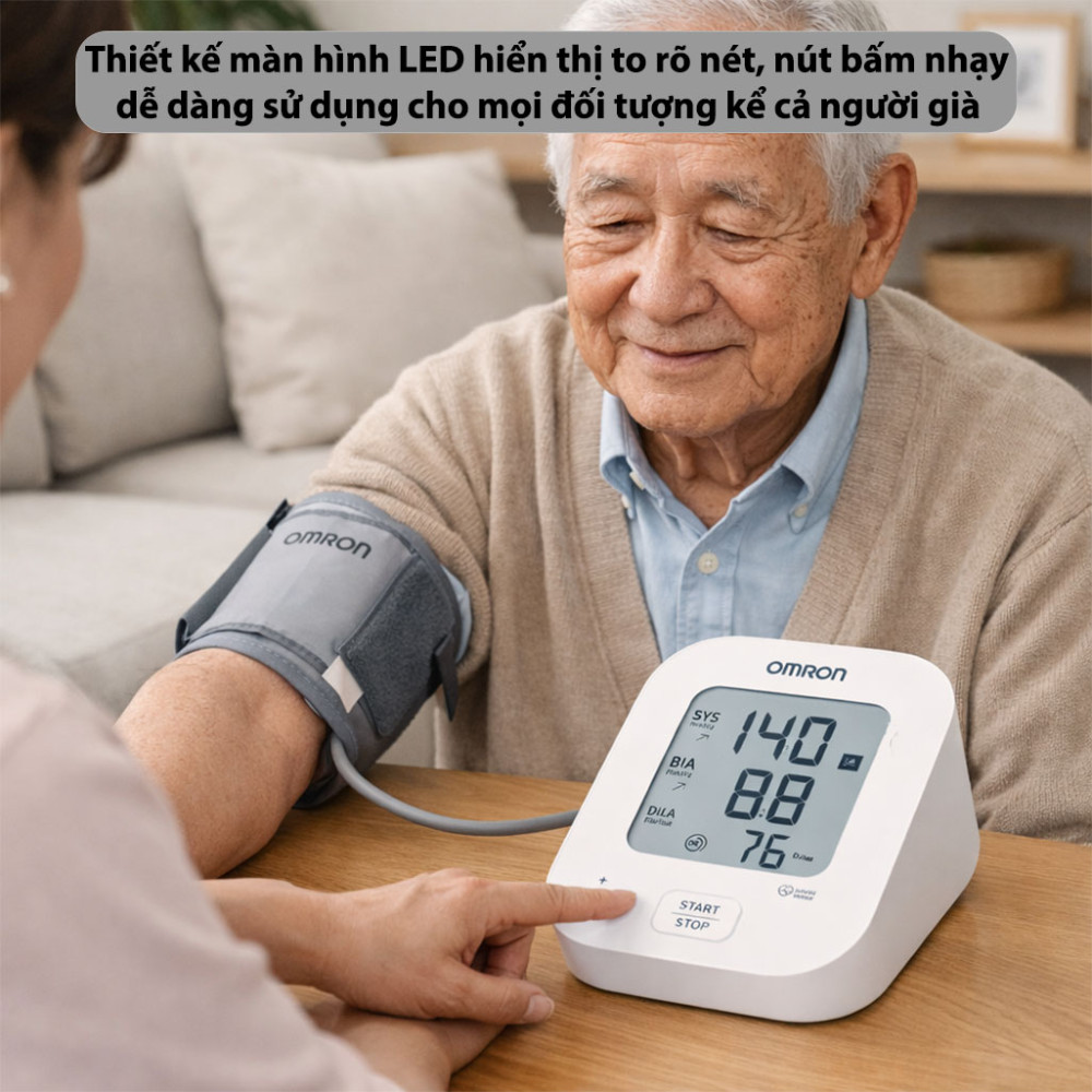 Máy đo huyết áp Omron EZ BT Power HEM-7183T1-C - Hàng chính hãng
