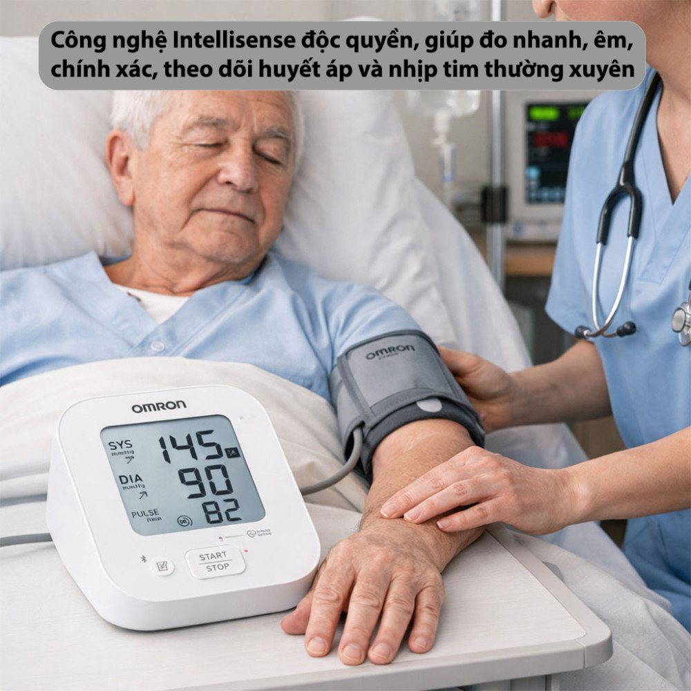 Máy đo huyết áp Omron EZ BT Power HEM-7183T1-C - Hàng chính hãng